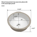 Modern Undermount Bathroom Sink