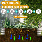 2-Piece Galvanized Raised Garden Bed Kit