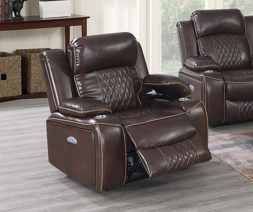 Contemporary Style 3pc Living Room Set