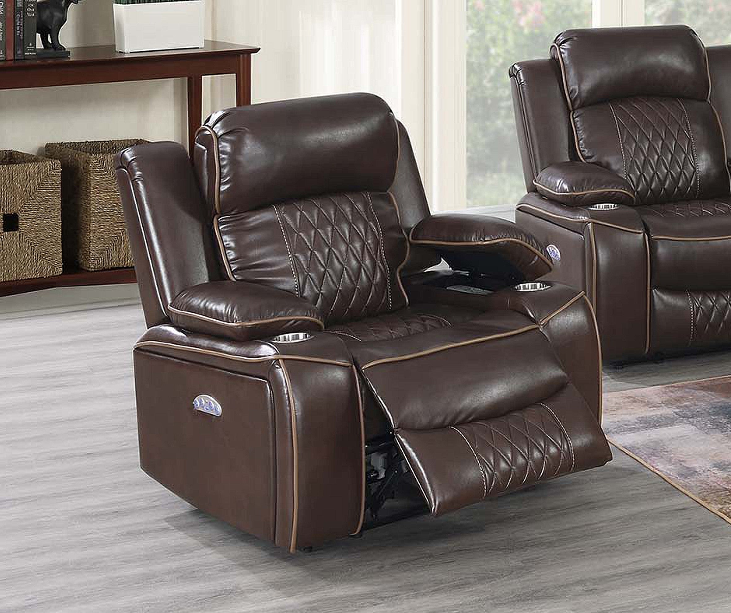 Contemporary Style 3pc Living Room Set