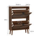 Medieval Modern Independent Shoe Cabinet, 23.62-inch