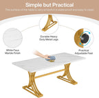 63" Modern Executive Desk