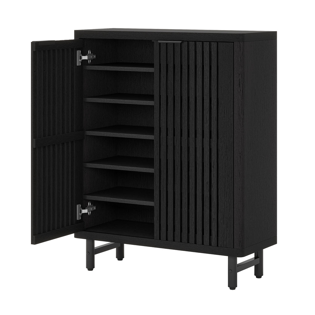 33.46" Modern 6-Tier Shoe Cabinet