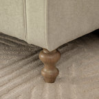 65.75" Wide Modern Upholstered Storage Bench With Double Lids