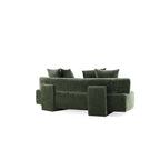 Verandah 91" Chenille Sofa in Olive