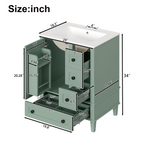 24-Inch Light Bathroom Vanity Cabinet