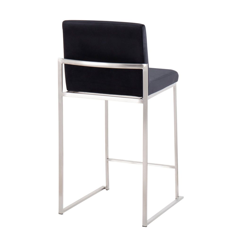 Contemporary High Back Counter Stool