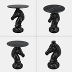 Horse Head Accent Table Animal Statue