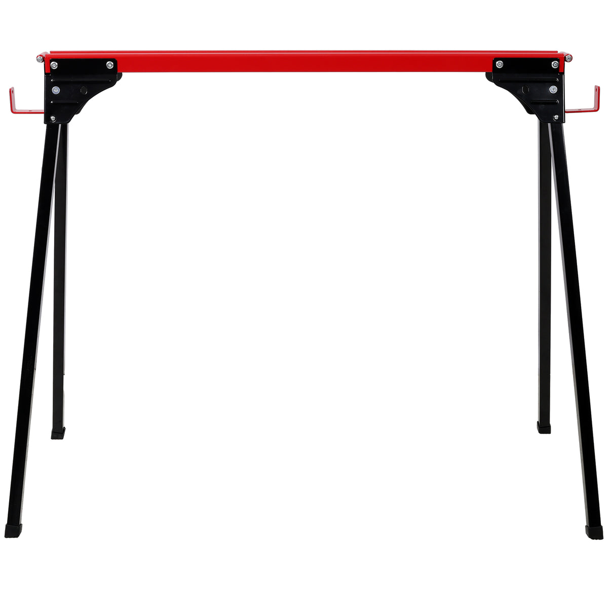 Folding Portable Work Horses - Heavy Duty Steel Saw Horses (2 Pack)