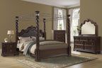 Mahogany Ornate Mirror