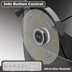 Smart Toilet with Built-In Bidet - ADA One-Piece Toilet (Black)