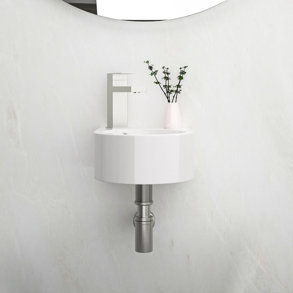 Stain Resistant Rectangular Bathroom Sink