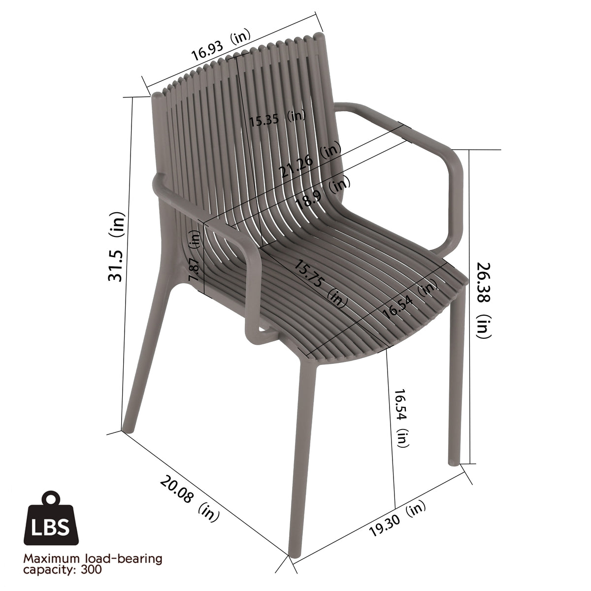 Summer 4pcs Warm Patio Furniture Set