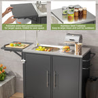 Outdoor Grill Table with Sink