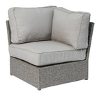 Outdoor Wicker 6-Person Sofa Set with Cushions