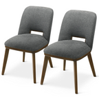 Modern Blake Dark Dining Chairs - Set of 2