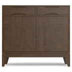 Harper 40 Inch Wide Solid Wood Entryway Storage Cabinet