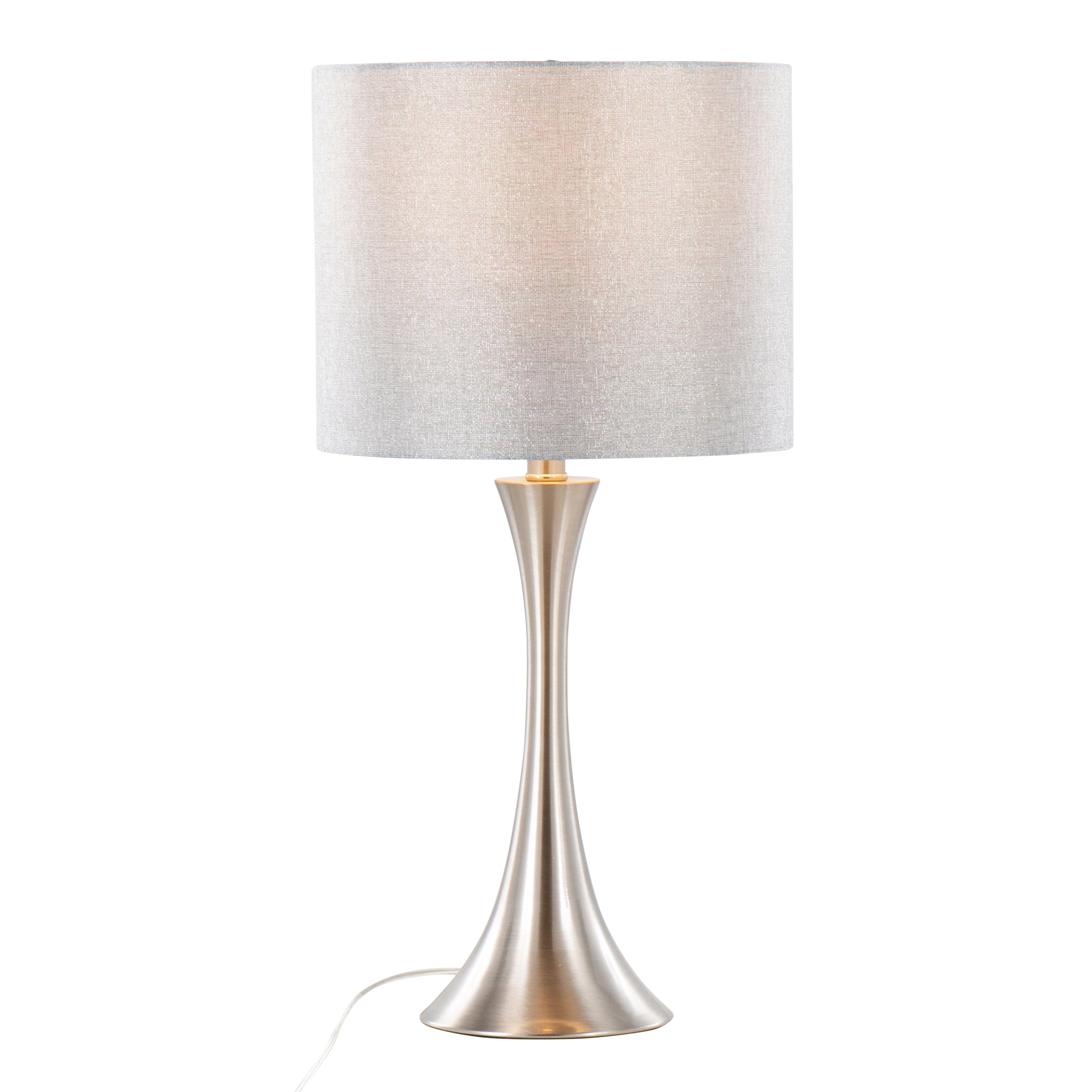 24" Contemporary Metal Table Lamp