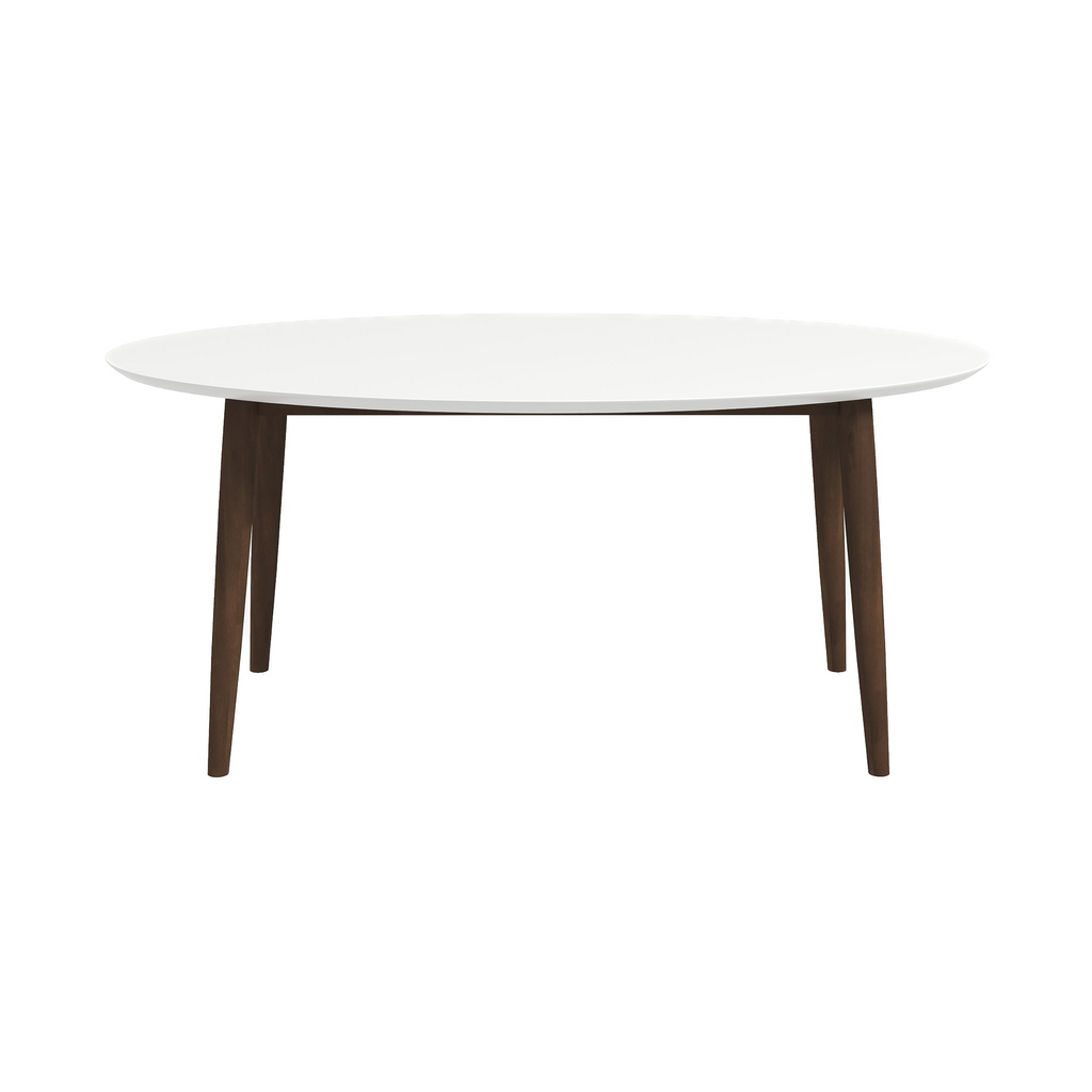 Ada Mid Century Modern Solid Wood Dining Table