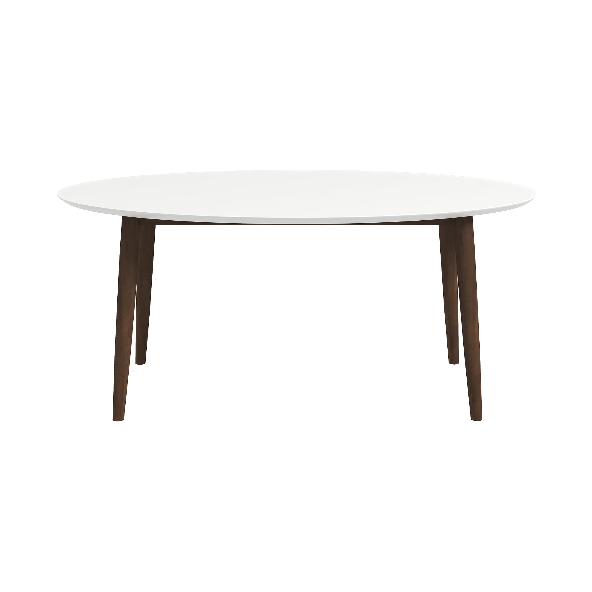 Ada Mid Century Modern Style Solid Wood Dining Table