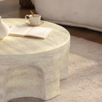 MgO Modern Minimalist Round Accent Coffee Table