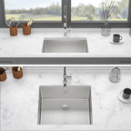 25 Inch Undermount Kitchen Sink - 16 Gauge Stainless Steel