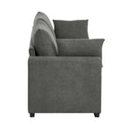 Upholstered Sofa with Toss Pillows