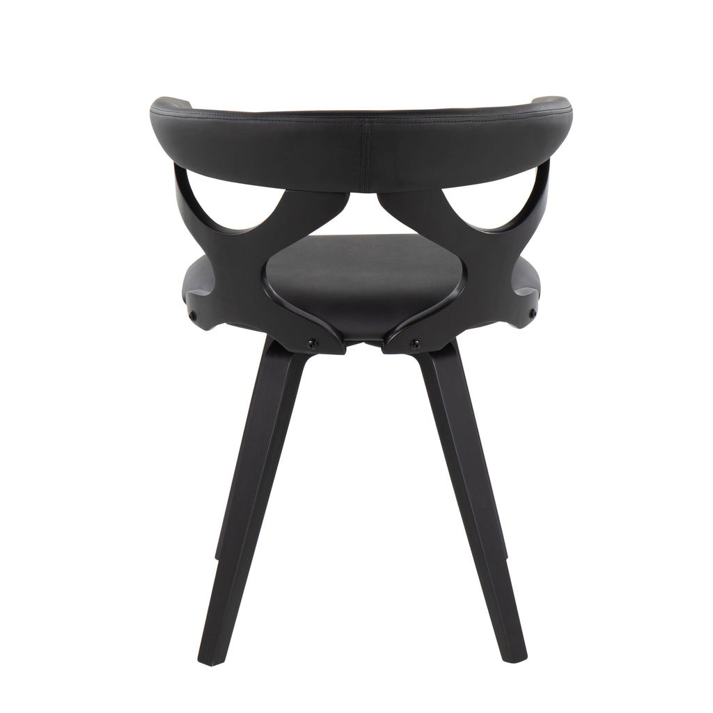 Contemporary Dining Accent Chair with Swivel