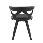 Contemporary Dining Accent Chair with Swivel