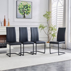 2-Pack PU Upholstered Dining Chairs