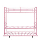 Metal Bunk Bed with Trundle