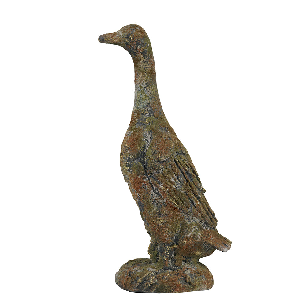 Farmhouse Duck Figurine, 12 x 8.3 x 23 Inches, Magnesium Oxide