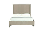 Promenade Upholstered Velvet Full Bed in Rustic