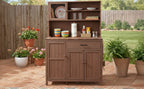 Topamax Potting Bench with Hutch