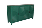 59" Green Accent Cabinet with 4 Doors