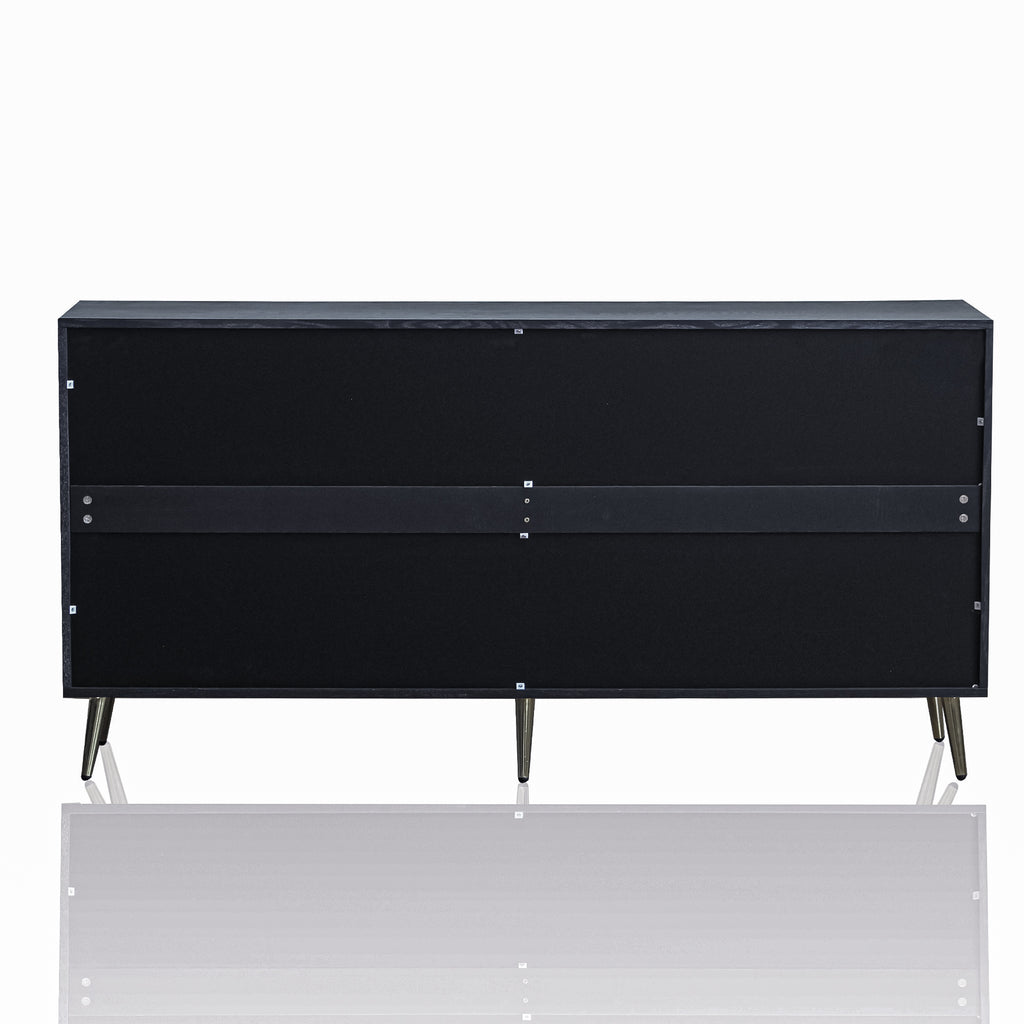 Modern Lacquered 4 Door Wooden Cabinet Sideboard Buffet