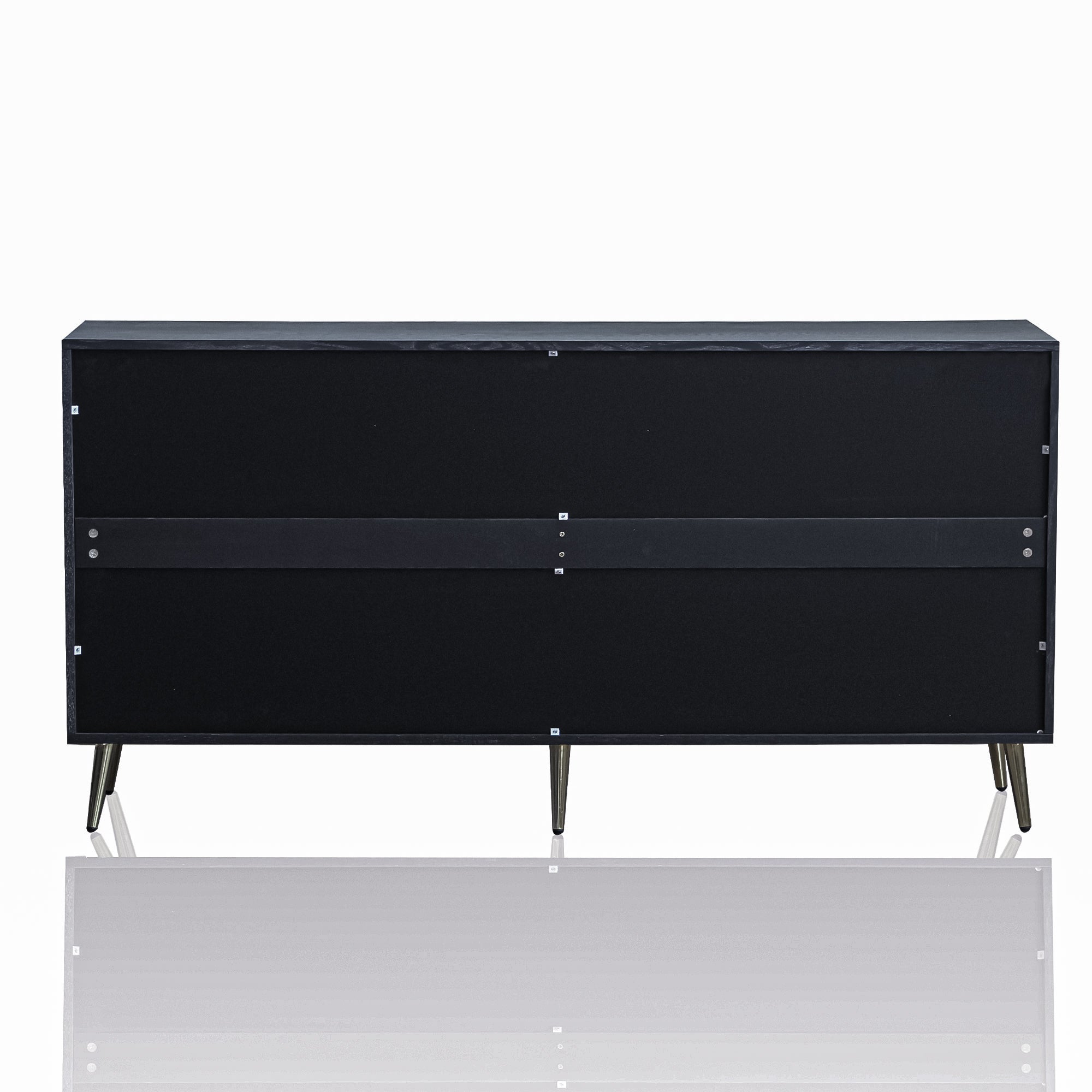 Modern Lacquered 4 Door Wooden Cabinet Sideboard Buffet