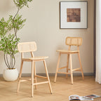 Bari Indoor Wood Barstool