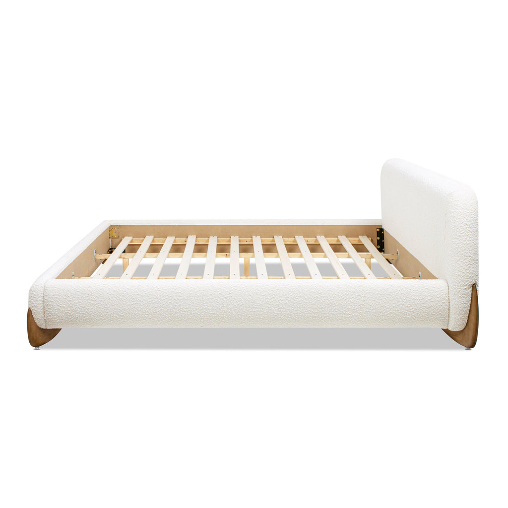 Alpine Puffy Modern Platform Bed, King