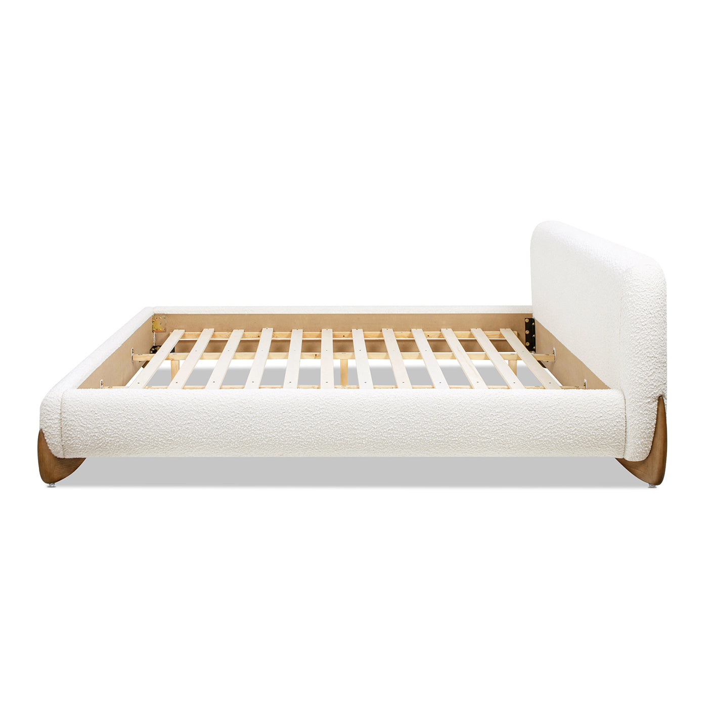 Alpine Puffy Modern Platform Bed, King
