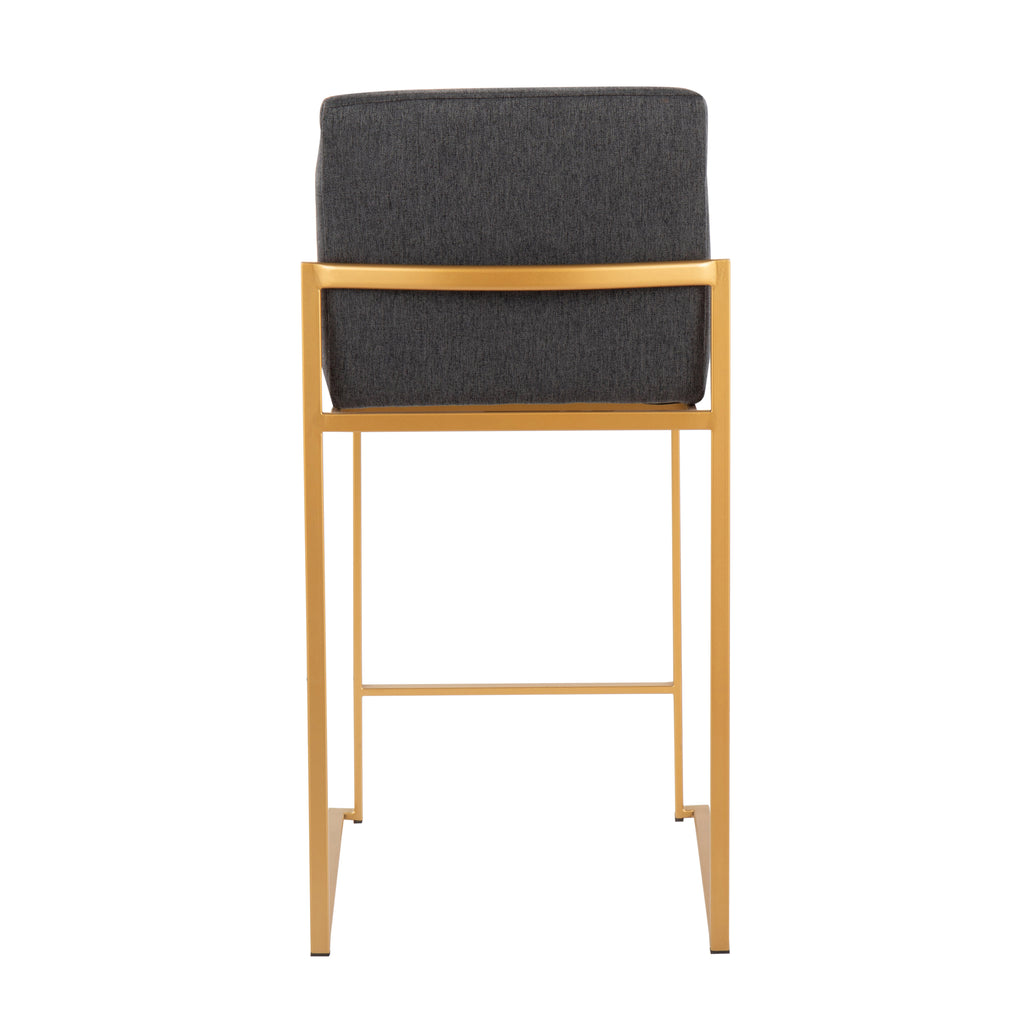 Contemporary High Back Counter Stool