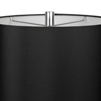 Diana 29" Contemporary Metal Table Lamp in Polished Nickel
