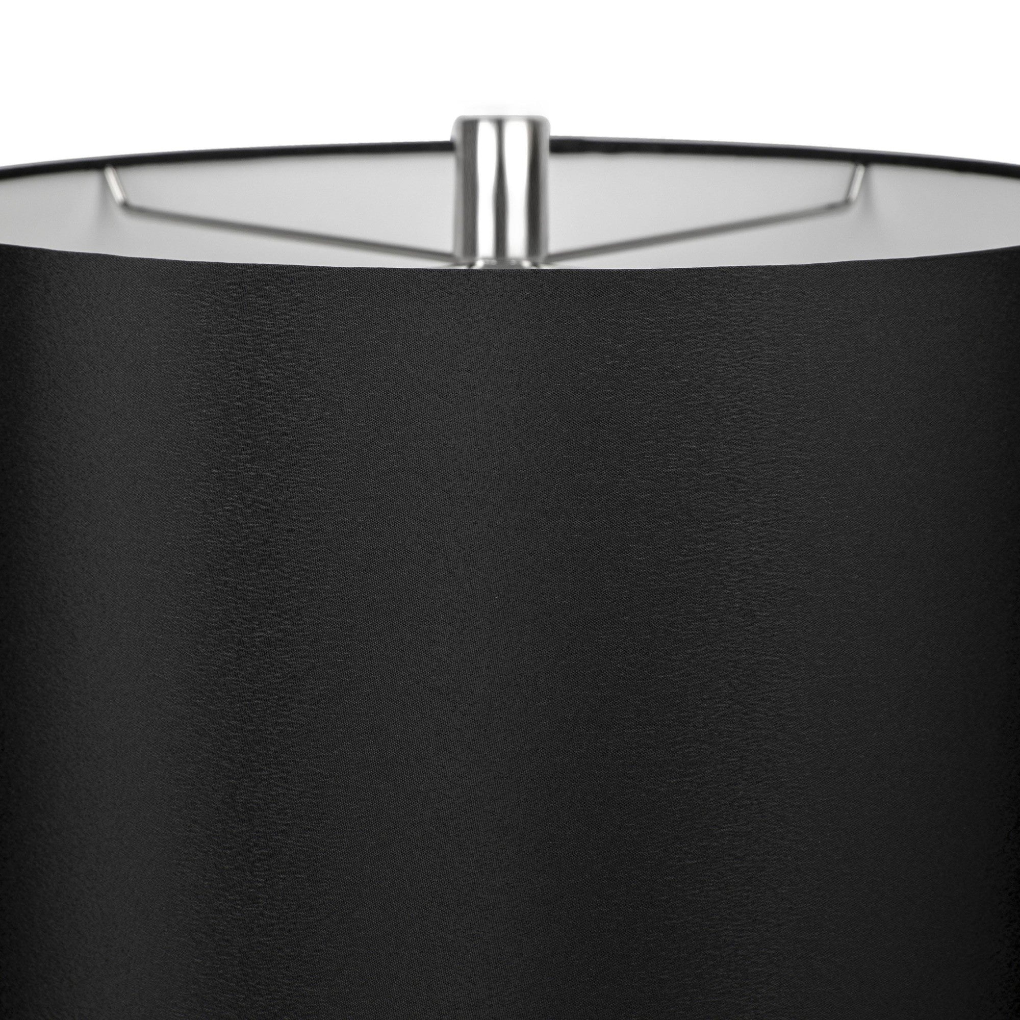 Diana 29" Contemporary Metal Table Lamp in Polished Nickel