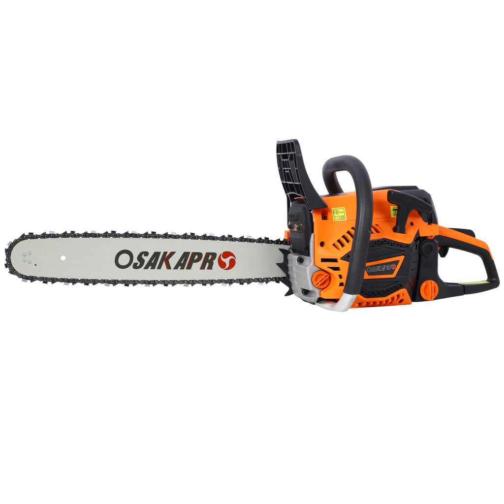 62CC Gas Powered Chainsaw - 20 Inch 2-Cycle Petrol Handheld