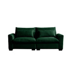 Modern 2 Seater Corduroy Fabric Sofa