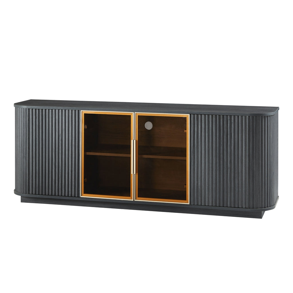 64-Inch Wavy TV Cabinet