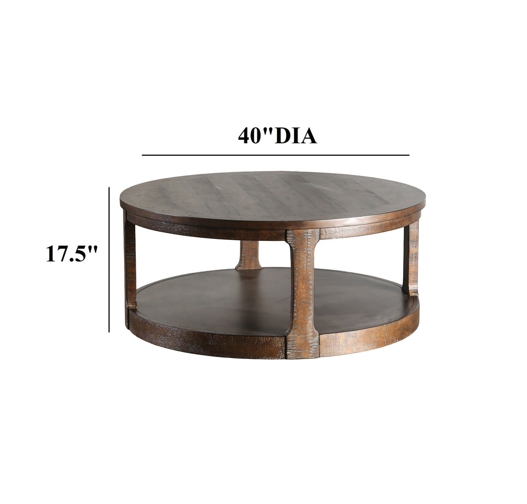 Transitional Style 1pc Coffee Table
