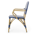 Outdoor PE Rattan and Aluminum 3 Piece French Bistro Set