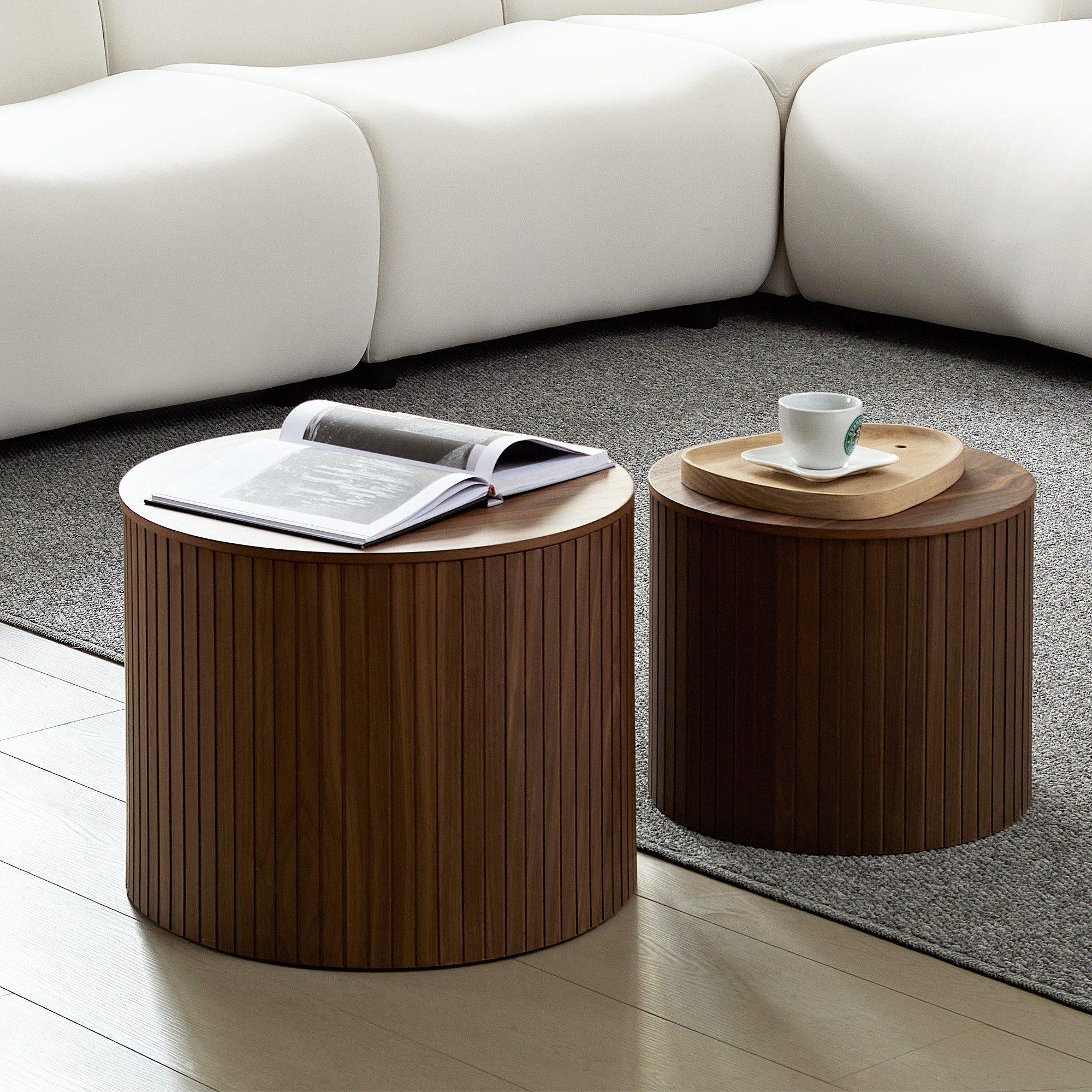 MDF Nested Table Set - 2 Pieces