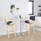 Contemporary Adjustable Round Bar Table